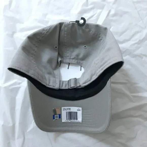 NEW Nike Heritage 86 Cotton Cap Penn State Lion Head Logo Adjustable Gray Hat - Picture 8 of 11